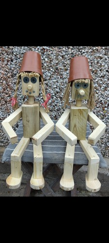 Wooden bill ben - bill/ben, man