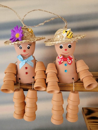Pair bill ben - ben, terracotta